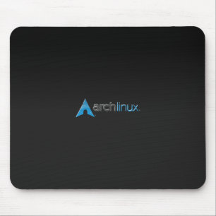 Tapis De Souris Noir de Linux de voûte