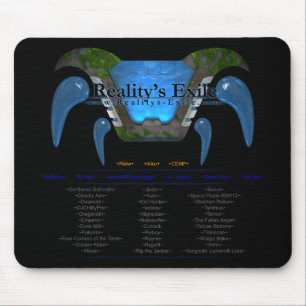 Tapis De Souris Noir de Mousepad de l'exil de la réalité