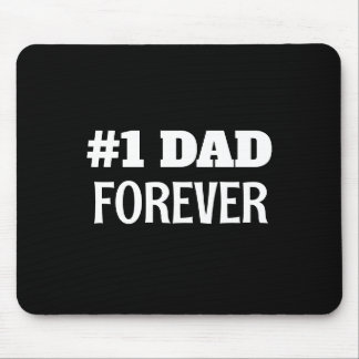 Tapis De Souris Noir et blanc #1 Papa Forever Fête des pères Cadea