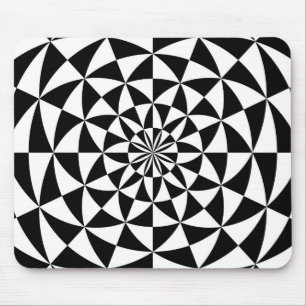Tapis De Souris Noir et blanc - conception de Mousepad