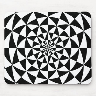 Tapis De Souris Noir et blanc - conception de Mousepad
