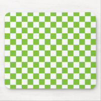 Noir vert et blanc Checkered
