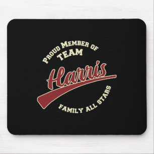 Tapis De Souris Nom de famille Harris