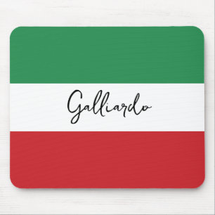 Tapis De Souris Nom de famille personnalisé italien