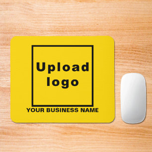 Tapis De Souris Nom et logo de l'entreprise sur le carnet de souri