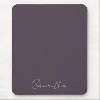 Nom personnalisé élégant Purple Taupe
