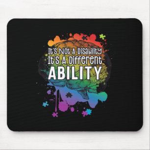 Tapis De Souris Non Handicap Une capacité différente Autisme