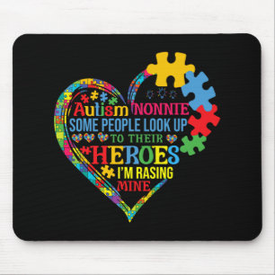 Tapis De Souris Nonnie Raising Héros Fête des mères Autisme Nonnie