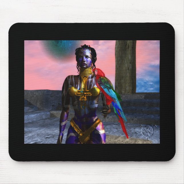 TAPIS DE SOURIS NORA CYBER WARRIOR (Devant)