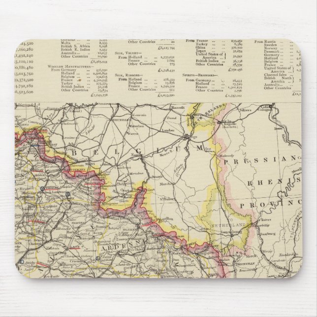 Tapis De Souris Nord-Est de la France (Devant)