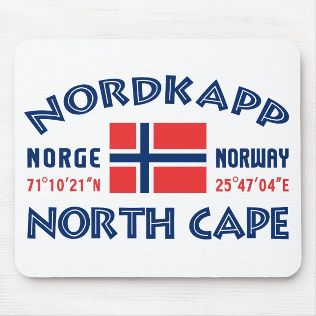 Tapis De Souris NORDKAPP Norvège mousepad (Devant)