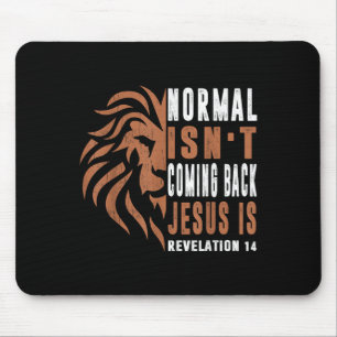 Tapis De Souris Normal ne revient pas Jésus est papa hommes religi