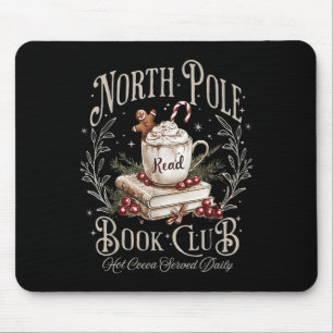 Tapis De Souris North Pôle Book Club Noël Livres de Noël