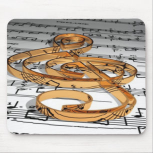 Tapis De Souris note musicale