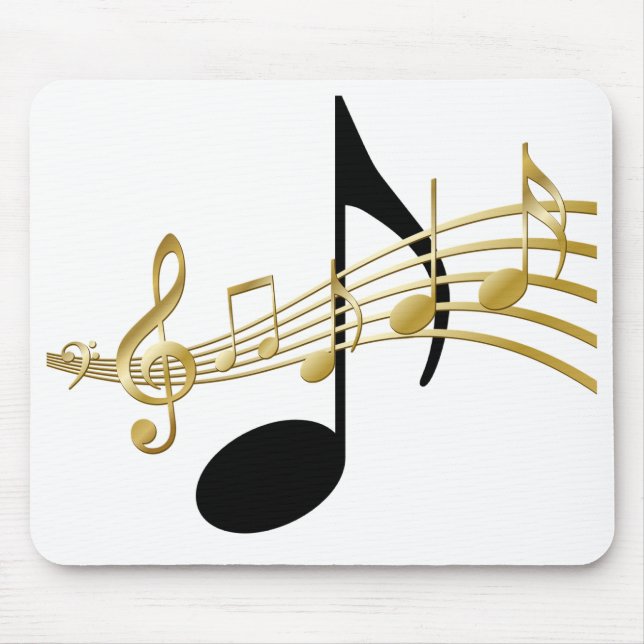 Tapis De Souris Notes de musique (Devant)