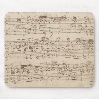 Tapis De Souris Notes de musique ancienne - Feuille de musique Bac