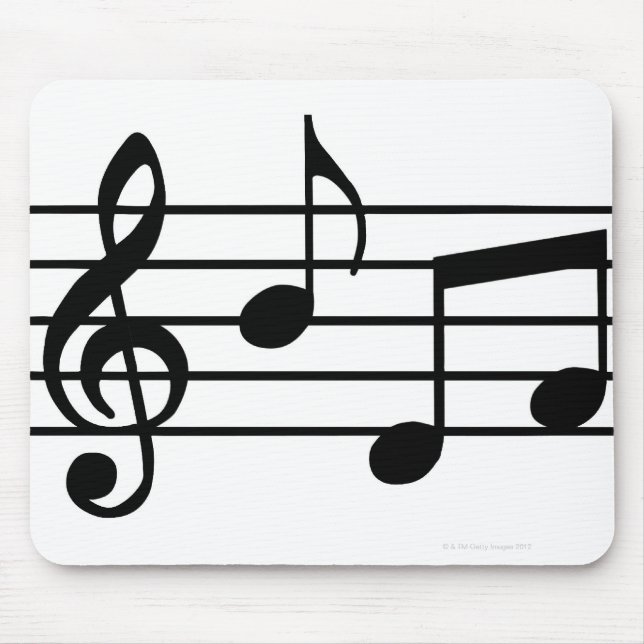 Tapis De Souris Notes musicales (Devant)