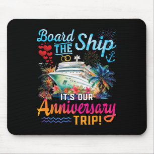 Tapis De Souris Notre croisière d'anniversaire de mariage couple m