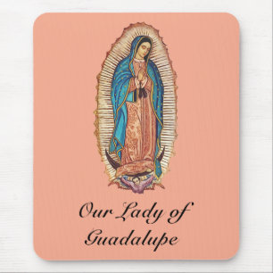 Tapis De Souris Notre-Dame de Guadalupe Tilma Miraculuseuse Beaux-