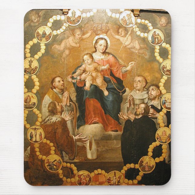 TAPIS DE SOURIS NOTRE DAME DU ROSARY (Devant)