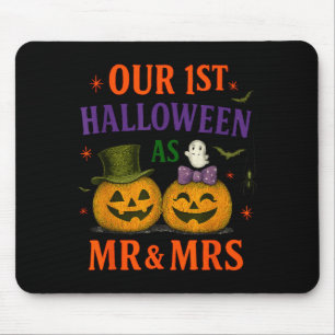 Tapis De Souris Notre Premier Halloween En Tant Que Monsieur Et Ma