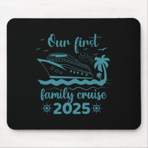 Tapis De Souris Notre première croisière en famille 2025 Voyage d'