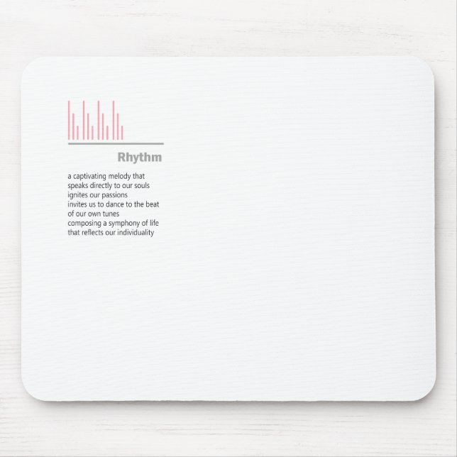 Tapis De Souris notre rythme (Devant)