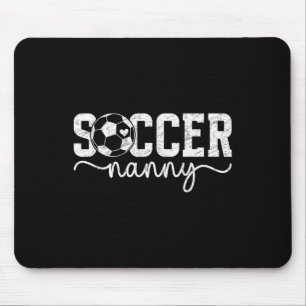 Tapis De Souris Nounou de football Grand-mère Fière nounou d'un jo