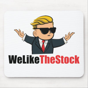 Tapis De Souris Nous Aimons Le Stock (Wall Street Bets)