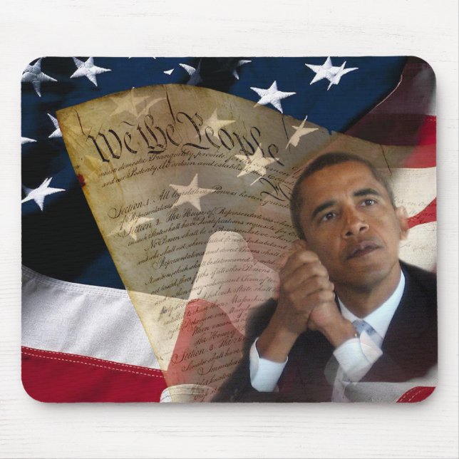 Tapis De Souris Nous les personnes… Barack Obama et la (Devant)