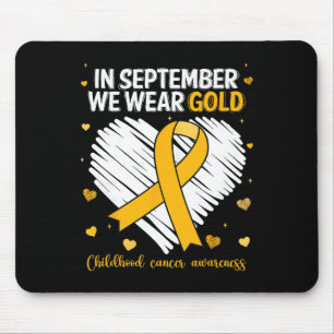 Tapis De Souris Nous Portons Or Enfance Cancer Sensibilisation Gol