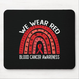 Tapis De Souris Nous Portons Red Rainbow Pour Sensibiliser Au Canc