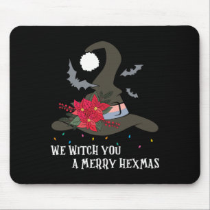 Tapis De Souris Nous Vous Sortons Joyeux Hexmas Witchy Christmas W