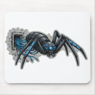 Tapis De Souris Nous Voyons Tout – T-Shirt Drone Araignée Cyber Su