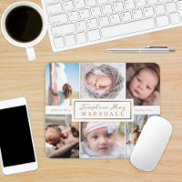 Nouveau bébé photo personnalisée