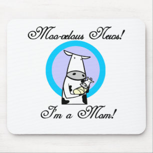 Tapis De Souris Nouveau Moo-velous Maman Tshirts et cadeaux