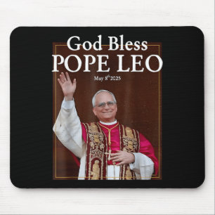 Tapis De Souris Nouveau Pape 2025 Dieu bénisse le Pape Leo 8 mai 2