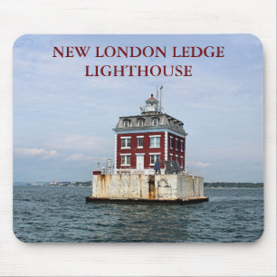 Tapis De Souris Nouveau phare London Ledge, Connecticut Mousepad