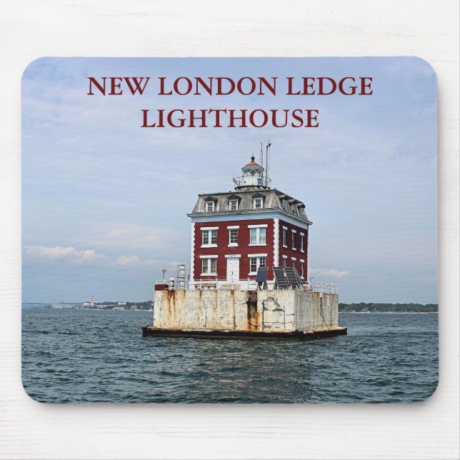Tapis De Souris Nouveau phare London Ledge, Connecticut Mousepad (Devant)