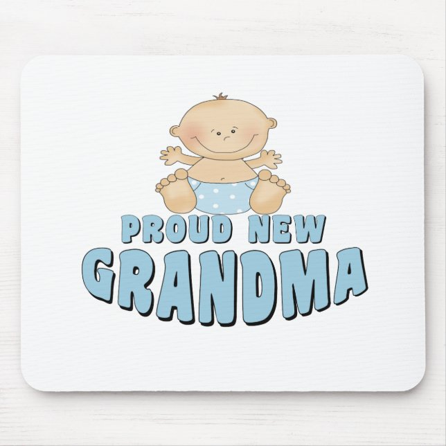 Tapis De Souris NOUVEAU T-shirt FIER de grand-maman (Devant)