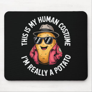 Tapis De Souris Nouveauté de pomme de terre cool pour hommes femme