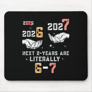 Tapis De Souris Nouvel An 67 Drôles Garçons Enfants Fête 6 7 Mème 