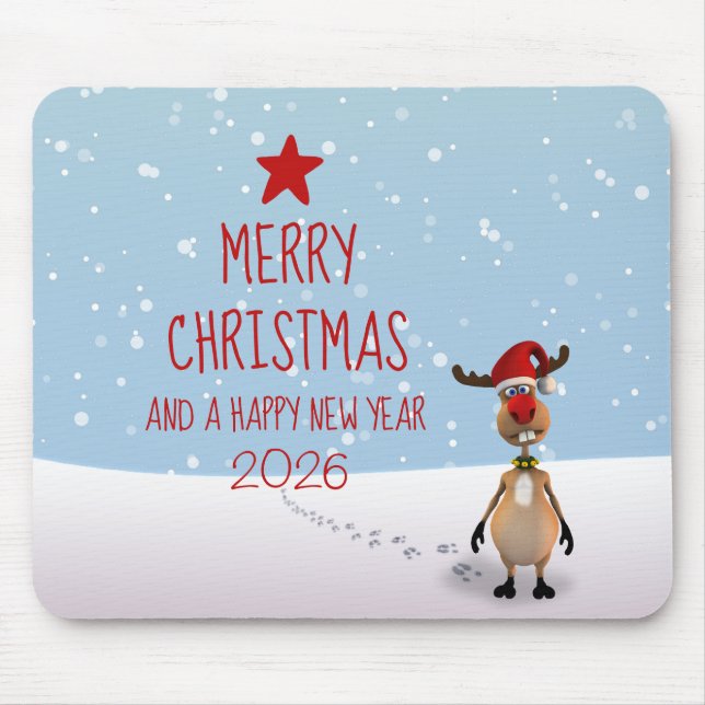 Tapis De Souris Nouvel An Arbre de Noël 2021 (Devant)