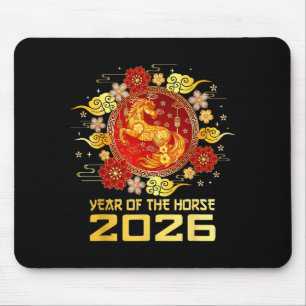 Tapis De Souris Nouvel an chinois 2026 année du cheval