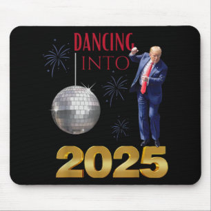 Tapis De Souris Nouvel An Trump Dansant En 2025 Drôle De Parti