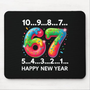Tapis De Souris Nouvelle Année 67 Compte à Rebours Bonbons Drôle B