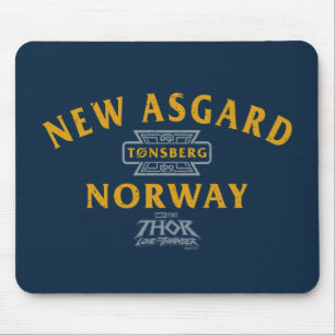 Tapis De Souris Nouvelle Asgard Norvège Souvenir graphique