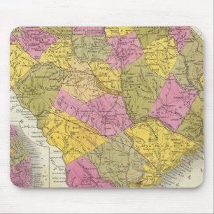 Tapis De Souris Nouvelle Carte De La Caroline Du Sud