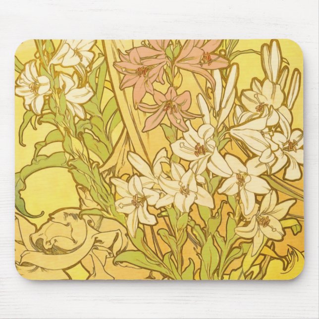 Tapis De Souris Nouvelle Lily flowers (Devant)