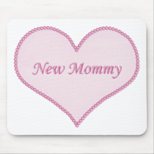 Tapis De Souris Nouvelle maman Mousepad, rose